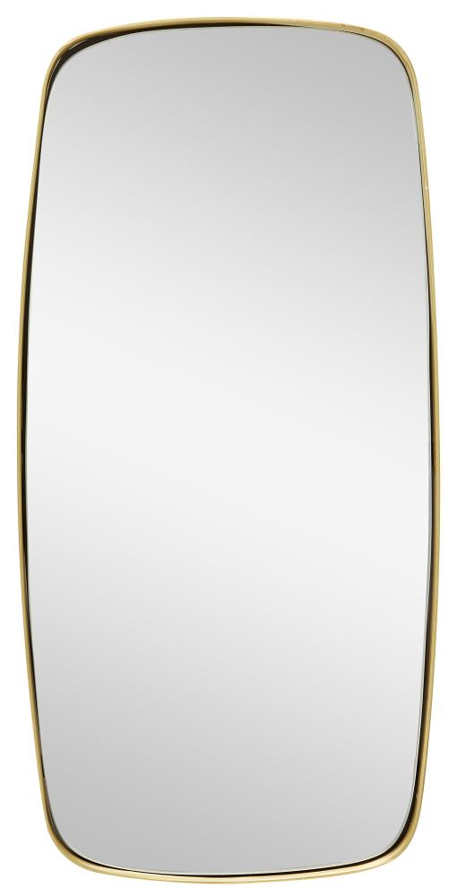 Spejl Square Messing 29x59 cm