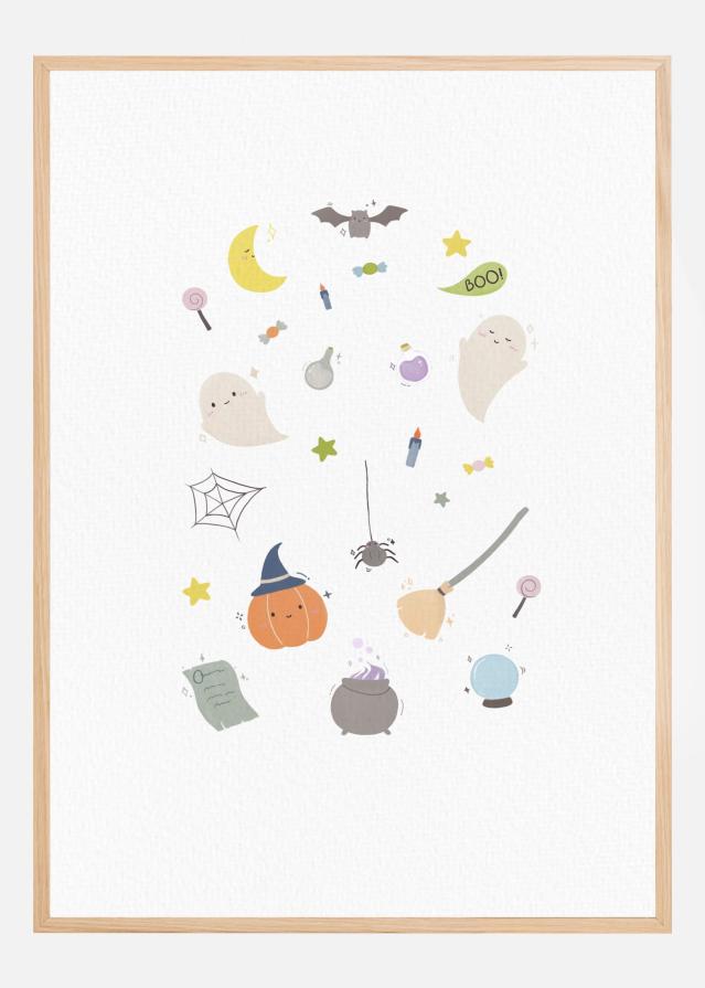 Little Pumpkin In the Halloween Plakat