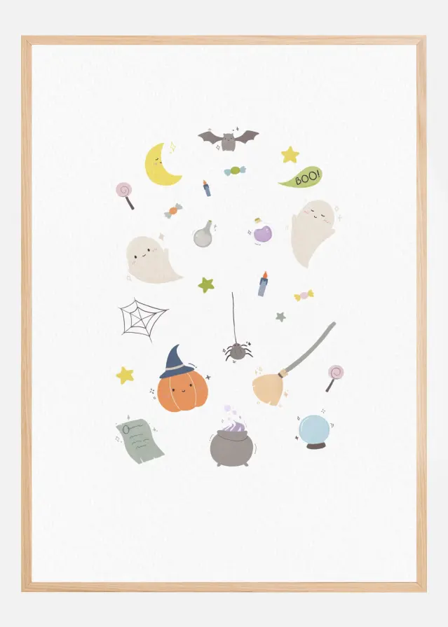 Little Pumpkin In the Halloween Plakat