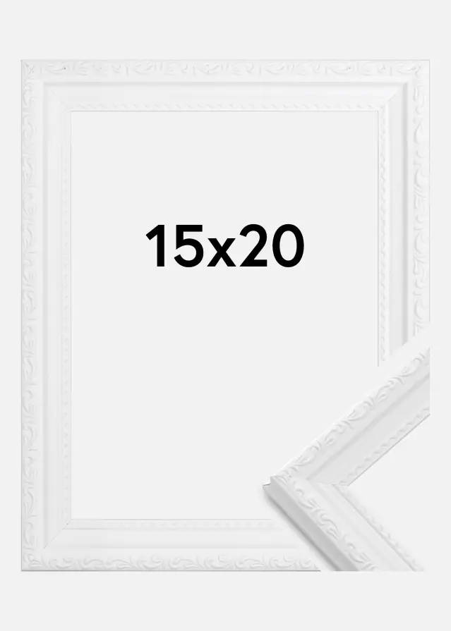 Ramme Abisko Hvid 15x20 cm