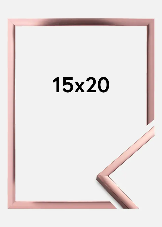 Ramme Poster Frame Aluminum Rosaguld 15x20 cm