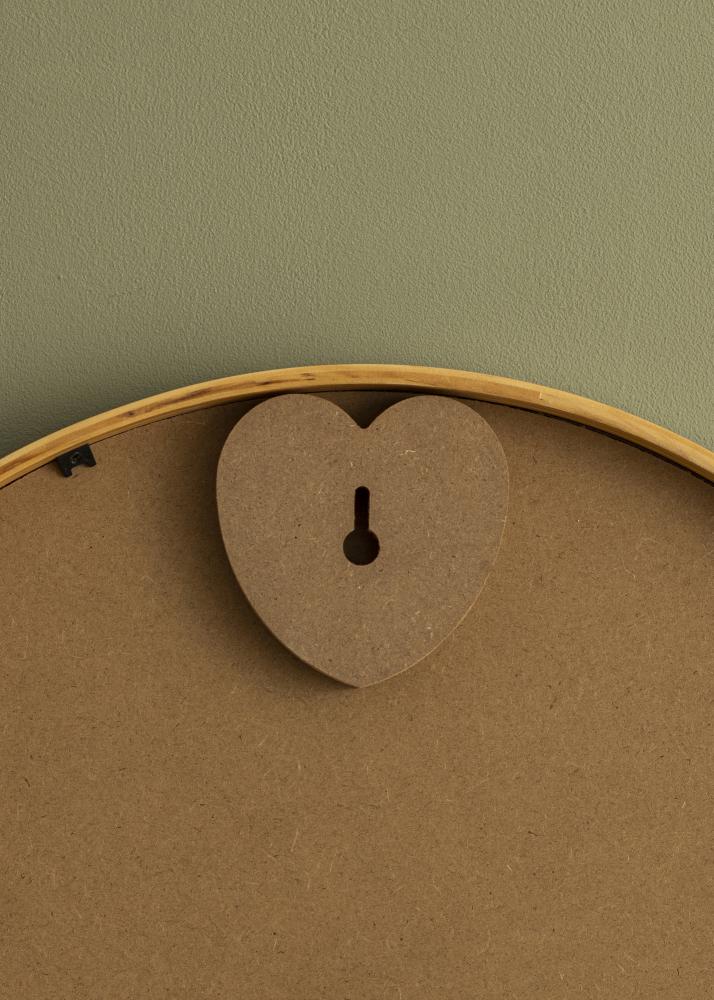 KAILA Rundt Spejl Deep - Oak 50 cm Ø