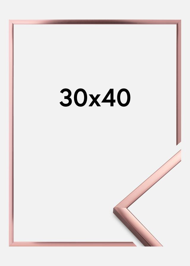 Ramme Poster Frame Aluminum Rosaguld 30x40 cm