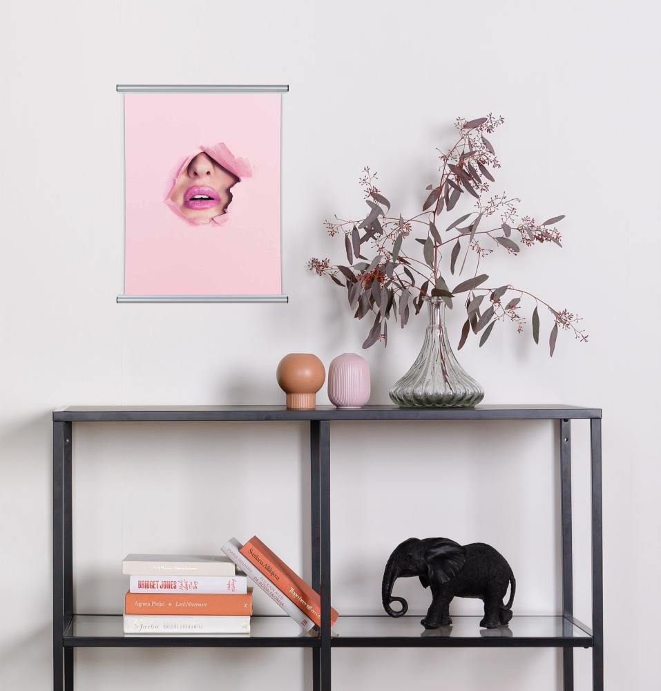 Plakatlister Aluminium Sølv - 50 cm