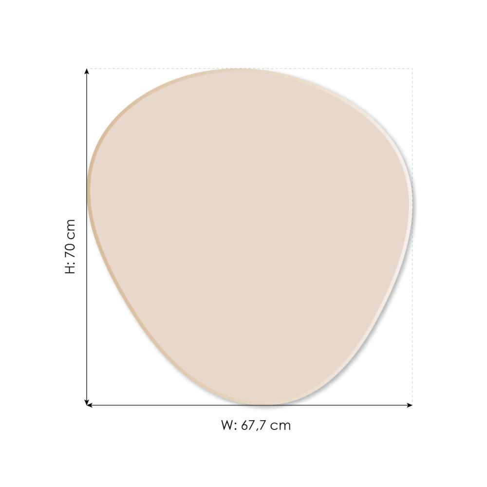Spejl Shape Rose Gold 68x70 cm