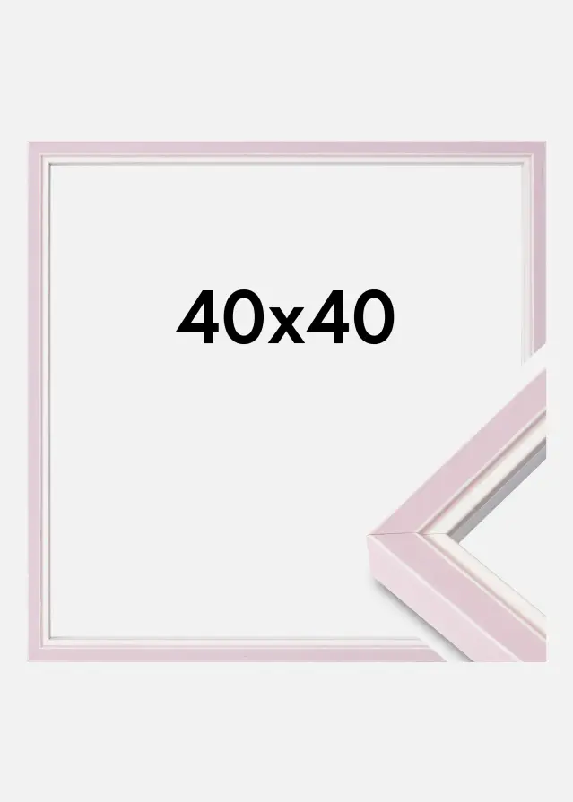 Ramme Diana Akrylglas Pink 40x40 cm