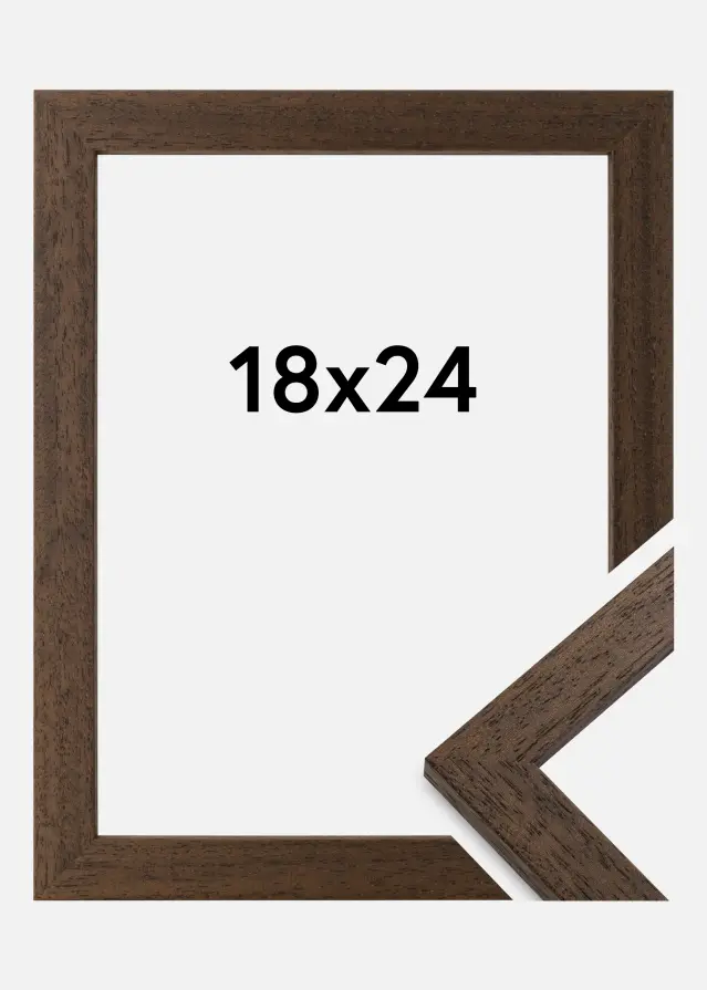 Ramme Brown Wood 18x24 cm