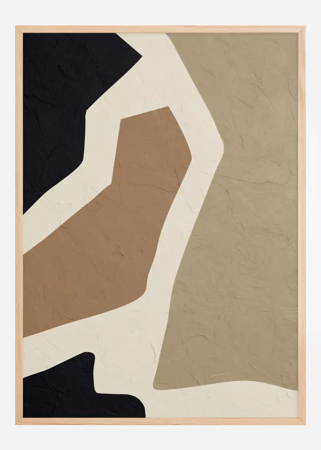 Minimalistisk Art Beige Plakat