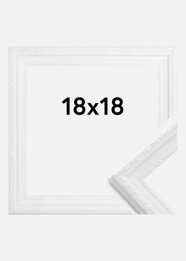 Ramme Abisko Hvid 18x18 cm