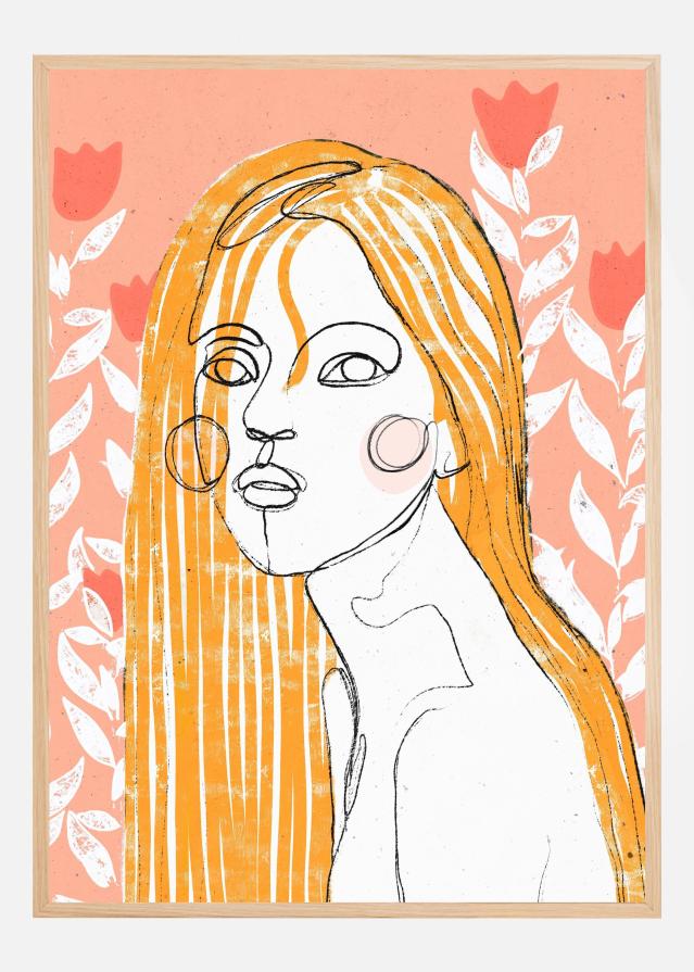 The Tulip Girl Plakat