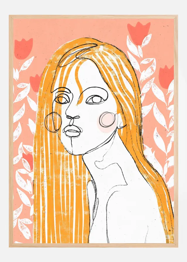 The Tulip Girl Plakat