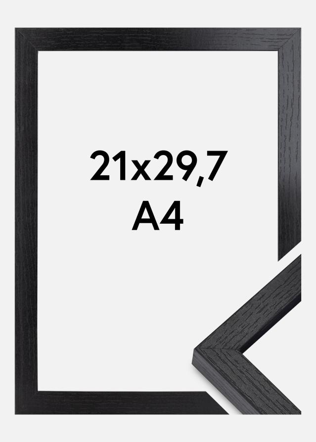 BGA Boksramme Akrylglas Sort 21x29,7 cm (A4)