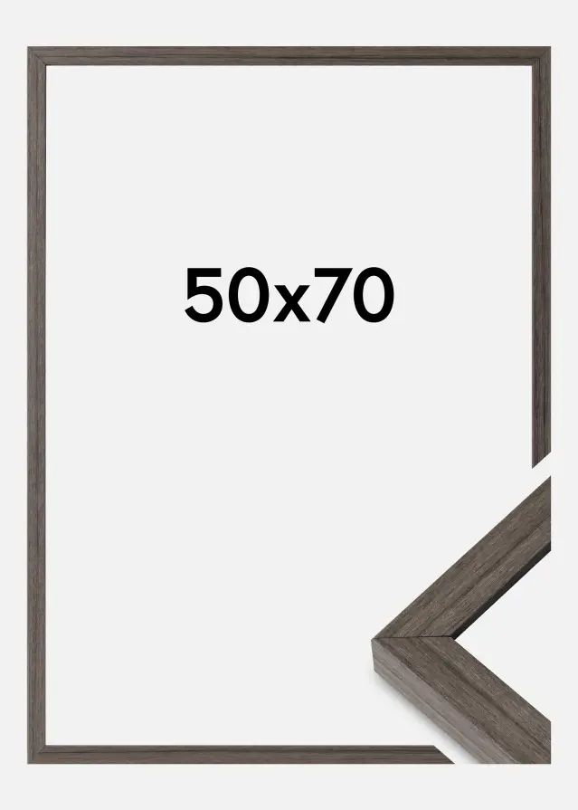 Ramme Hermes Akrylglas Grey Oak 50x70 cm