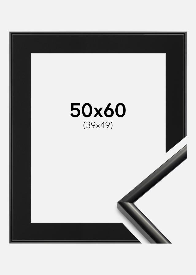 Ramme New Lifestyle Sort 50x60 cm - Passepartout Sort 40x50 cm