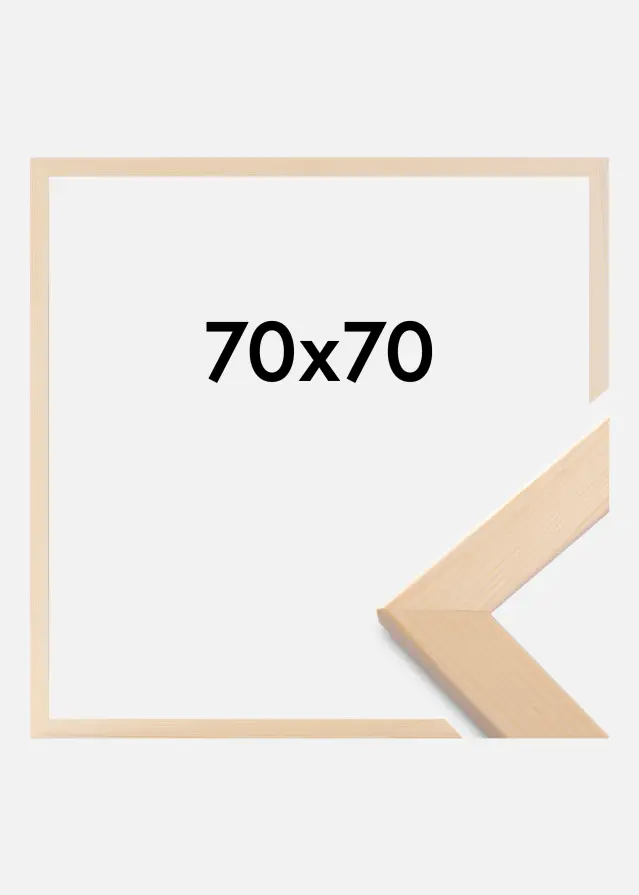 Ramme Trendline Akrylglas Nature 70x70 cm