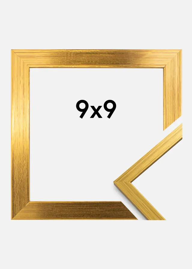 Ramme Edsbyn Guld 9x9 cm