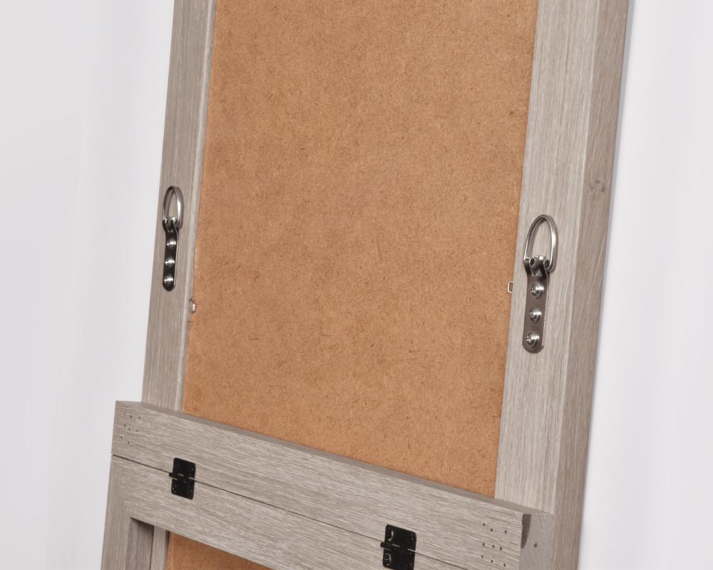 Loxley Wrap Gulvspejl Grey 38x148 cm