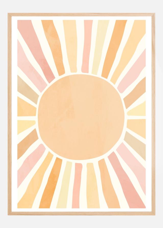 Boho sun Plakat