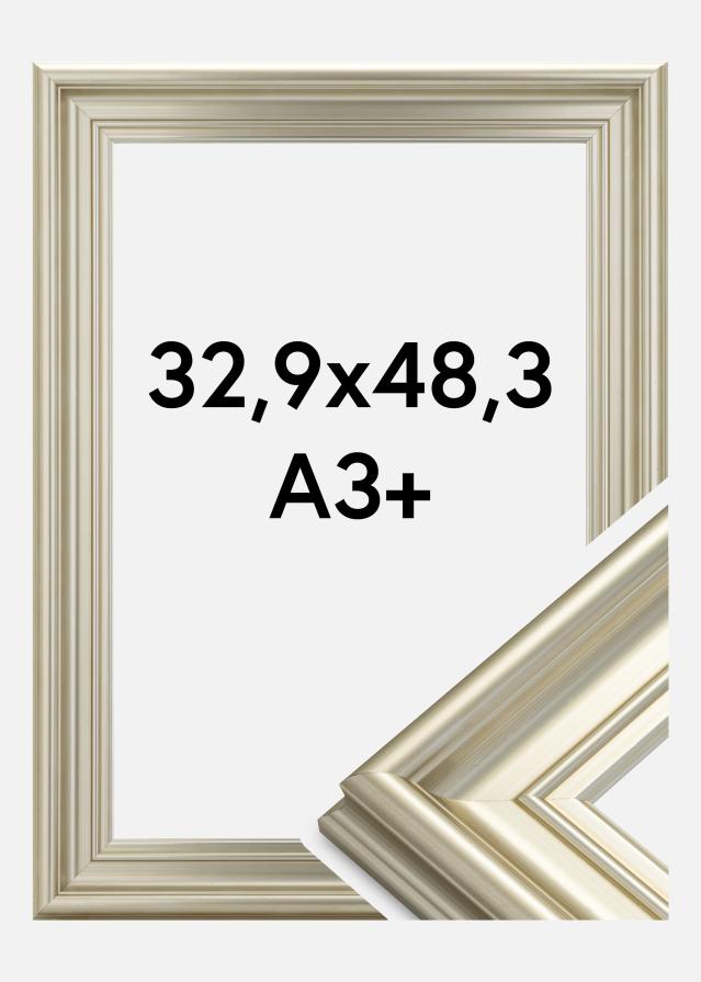 Ramme Mora Premium Sølv 32,9x48,3 cm (A3+)