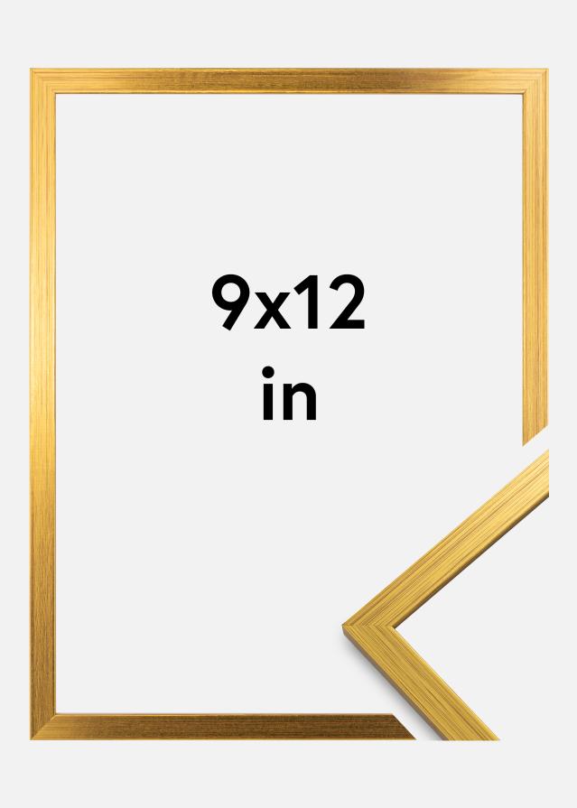 Ramme Edsbyn Guld 9x12 inches (22,86x30,48 cm)