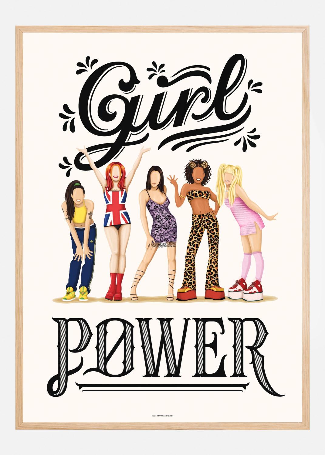 Product Image for Girl Power Plakat (21x29.7 cm (A4))