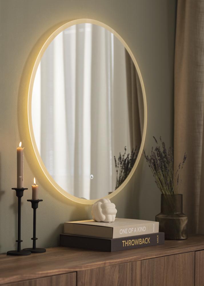 KAILA Spejl Frost LED 80 cm Ø