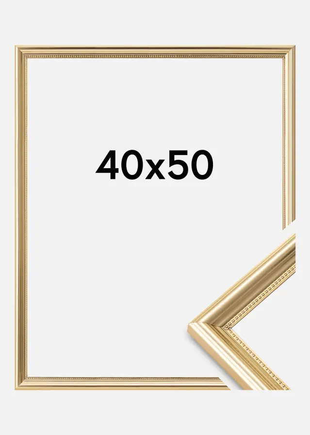 Ramme Gala Akrylglas Guld 40x50 cm