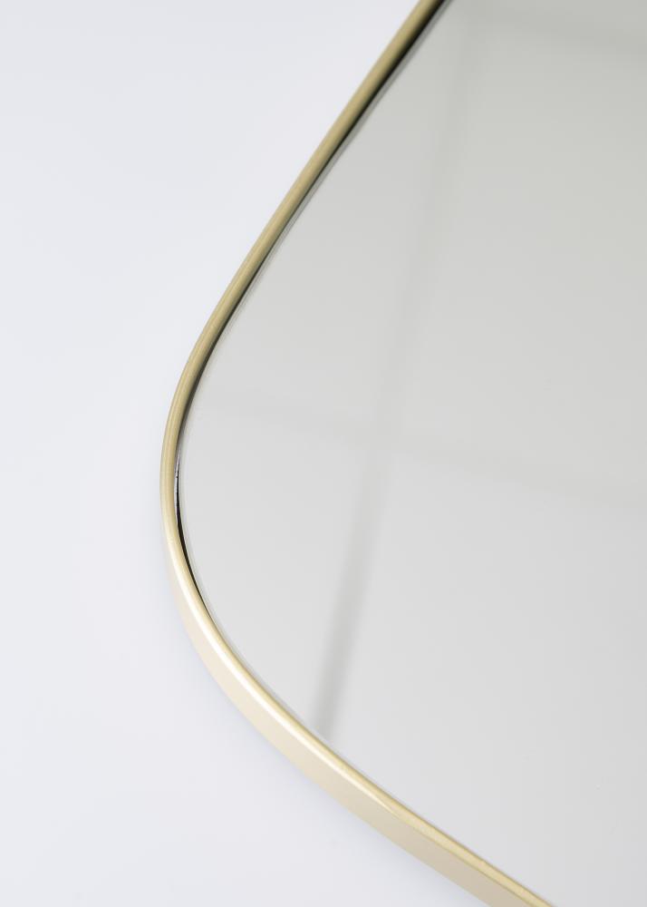 Spejl Square Messing 29x59 cm