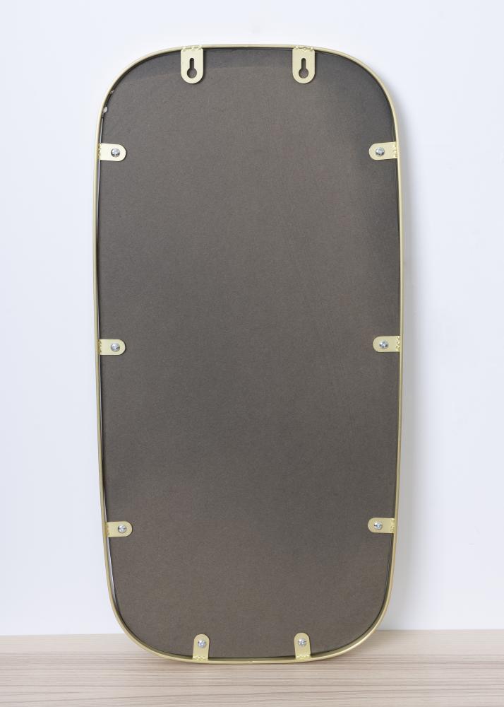 Spejl Square Messing 29x59 cm