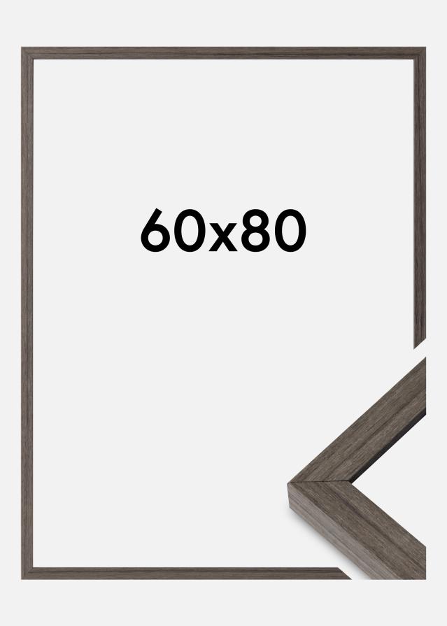 Ramme Hermes Akrylglas Grey Oak 60x80 cm