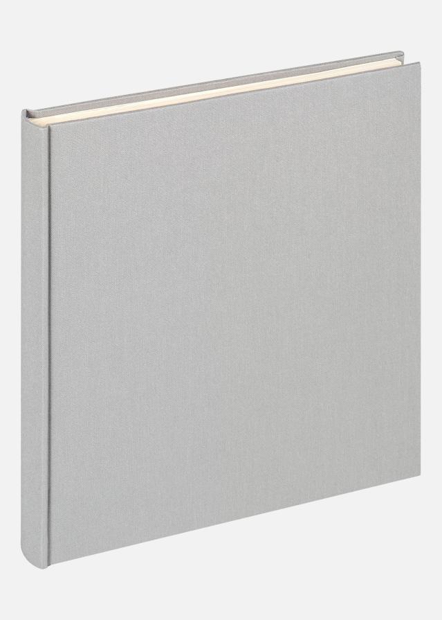 Cloth Album Grå - 22,5x24 cm (40 Hvide sider / 20 ark)