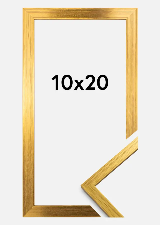 Ramme Edsbyn Guld 10x20 cm