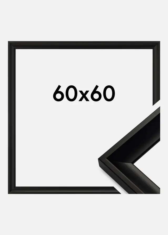 Ramme Öjaren Akrylglas Sort 60x60 cm
