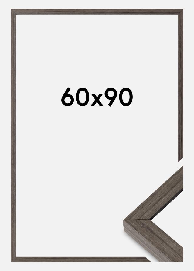 Ramme Hermes Akrylglas Grey Oak 60x90 cm