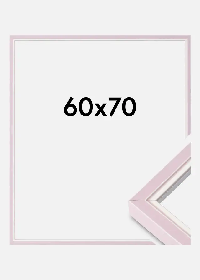 Ramme Diana Akrylglas Pink 60x70 cm