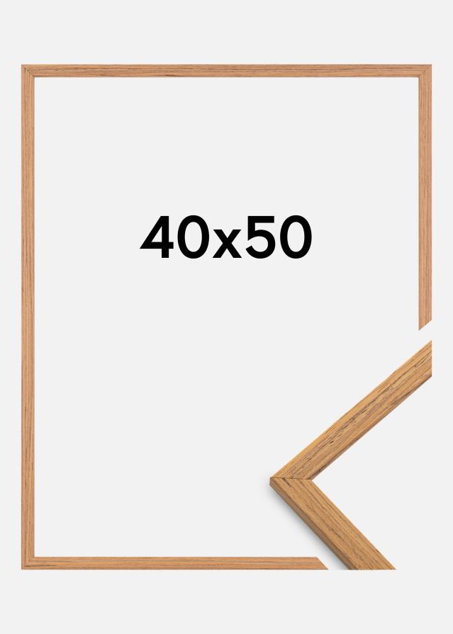 Ramme Edsbyn Akrylglas Teak 40x50 cm
