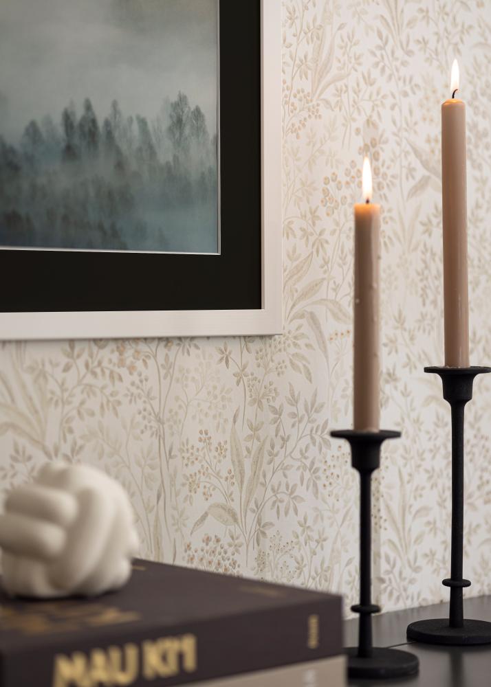 Ramme Trendline Hvid 60x100 cm - Passepartout Sort 40x80 cm