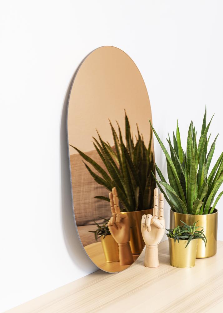 KAILA Spejl Oval Rose Gold 50x70 cm