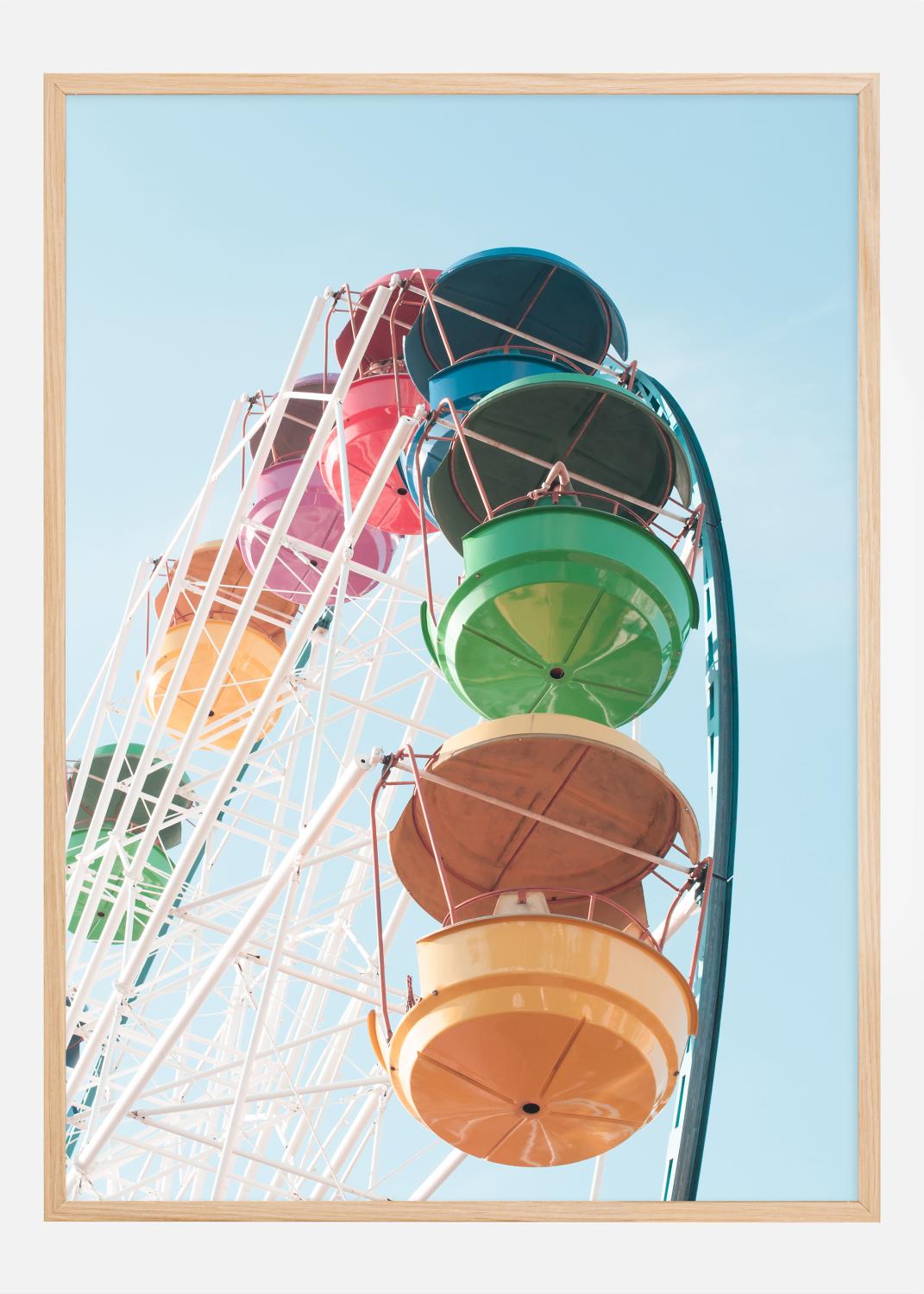 Product Image for Colourful Ferris Wheel Plakat (21x29.7 cm (A4))