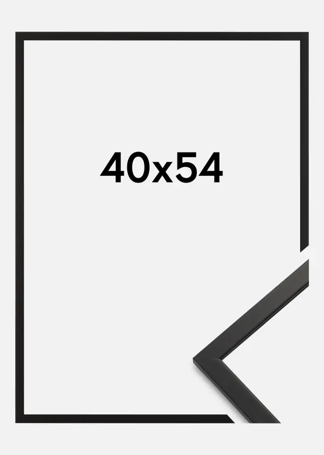 Ramme Edsbyn Akrylglas Sort 40x54 cm