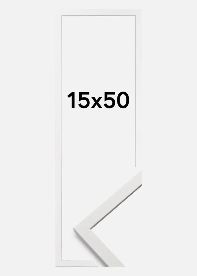 Ramme Edsbyn Akrylglas Hvid 15x50 cm