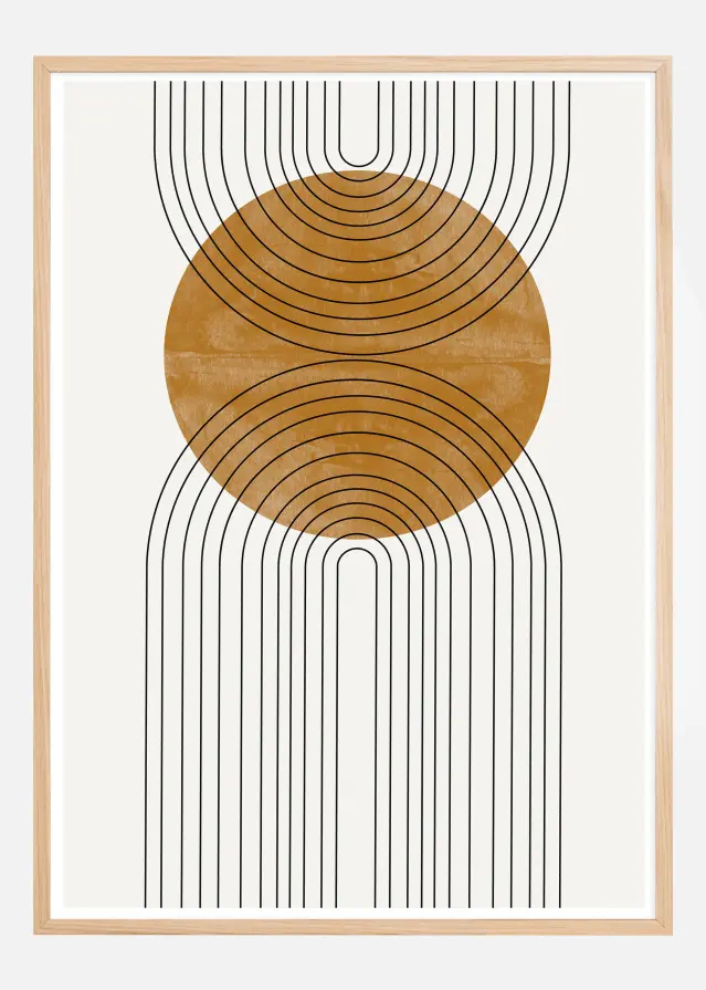 Abstract Flow Plakat