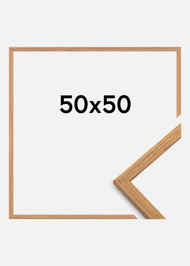 Ramme Edsbyn Akrylglas Teak 50x50 cm