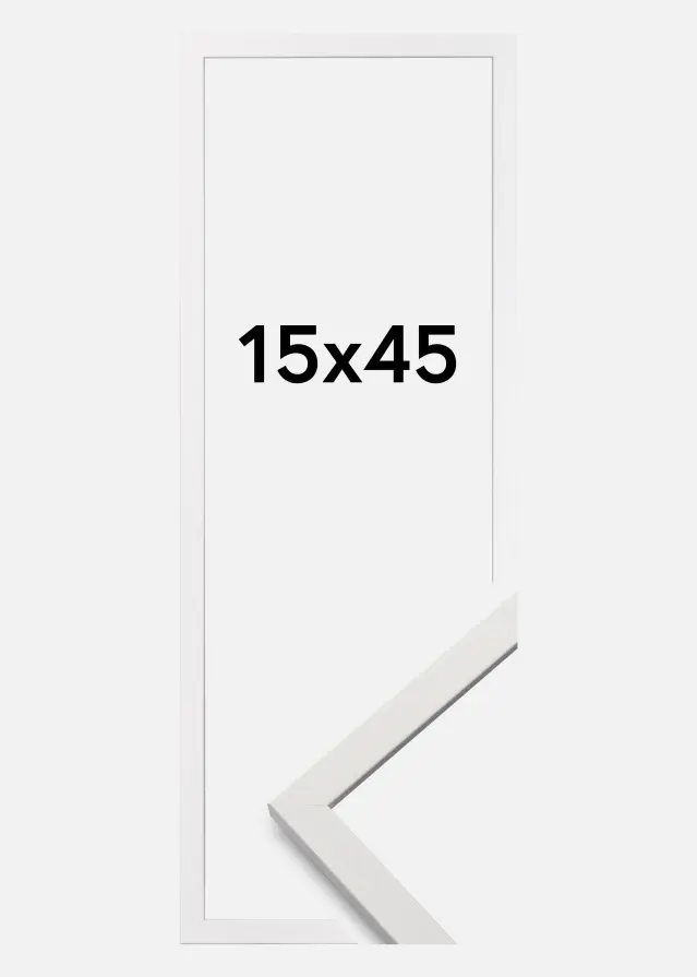 Ramme Edsbyn Akrylglas Hvid 15x45 cm