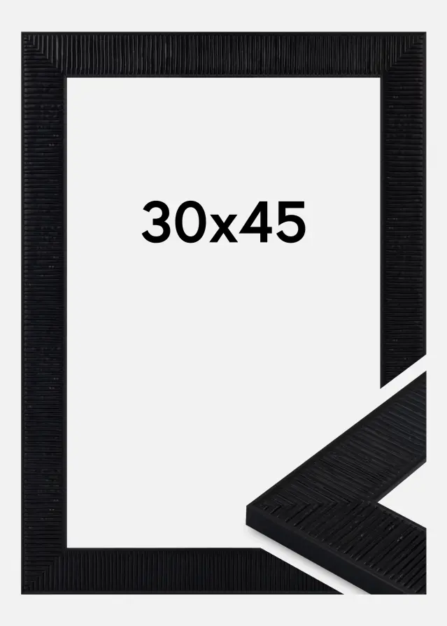 Ramme Linea Akrylglas Black 30x45 cm