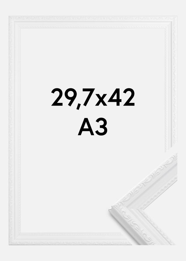 Ramme Abisko Akrylglas Hvid 29,7x42 cm (A3)