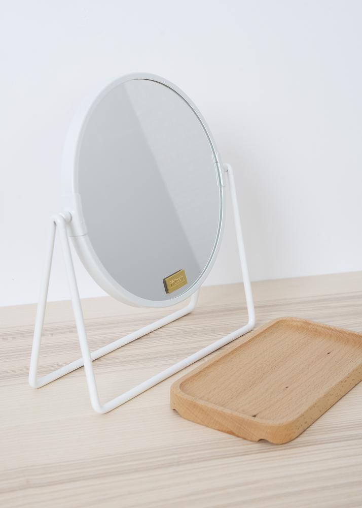 Bordspejl Tray Hvid 17 cm Ø