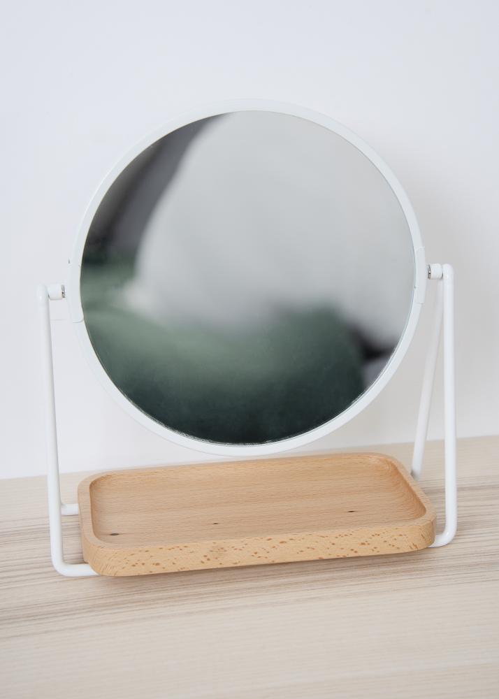 Bordspejl Tray Hvid 17 cm Ø