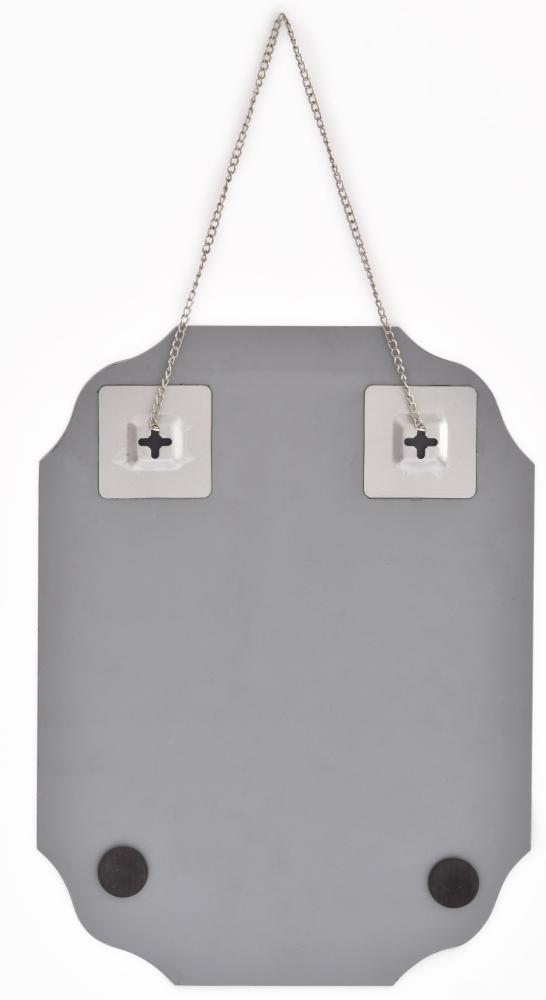 Spejl Rectangular Vintage Bevelled Edge with Chain Hanger 30x40 cm