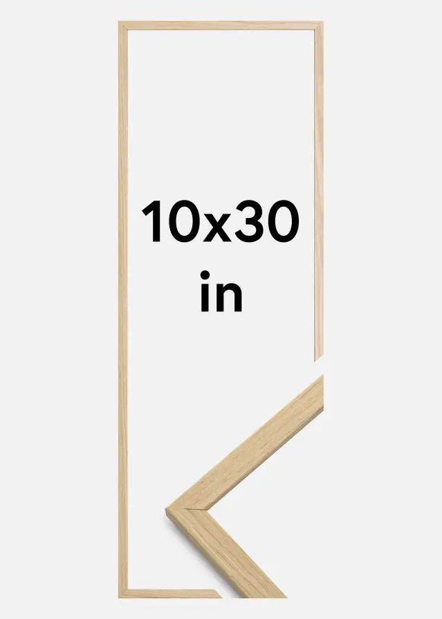 Ramme Edsbyn Akrylglas Eg 10x30 inches (25,4x76,2 cm)